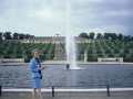 Mari Paz Ibeas en los jardines del Palacio Sanssouci