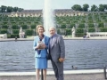 Juan San Martin y Mari Paz Ibeas en los jardines del Palacio Sanssouci