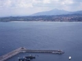 Puerto de Hondarribia visto desde el monte Jaizkibel