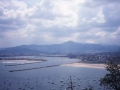 Panorámica de la bahía de Txingudi desde el monte Jaizkibel