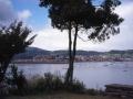 Vista de Hondarribia desde el Puerto Viejo de Hendaya