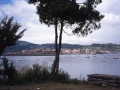 Vista de Hondarribia desde el Puerto Viejo de Hendaya