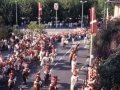 Zalduneriaren desfilea Hondarribiko kaleetan zehar
