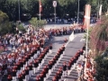 ´Olearso´ konpainiaren desfilea Hondarribiko kaleetan zehar