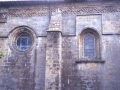 Remate flamígero de la pared norte de la iglesia Santa María de la Asunción