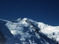 Alpeak. Mont Blanc mendilerroa Aiguille du Midi-tik ikusita