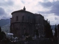 Ábside de la iglesia románica de Bidarray
