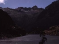 Bohí bailarako Estany Negre lakua, Aigüestortes i Estany de Sant Maurici Parke Naturalaren barruan