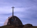 Mari Paz Ibeas en la ermita del monte Agiña