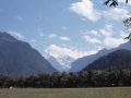 Jungfrau mendia Interlaken inguruetatik ikusita