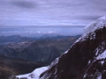 Mönch mendiaren alde bat Jungfraujoch mendi-estaziotik ikusita, Bernes Alpetan