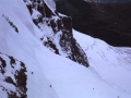 Bi mendizale Jungfraujoch mendi-estazioaren horma bat eskalatzen