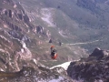 Fuente Dé-ko teleferikoa Mirador del Cable delako behatokitik ikusita, Picos de Europa Parke Nazionalean