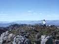 Mari Paz Ibeas mendi gailur batean