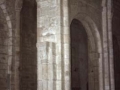 Vista del interior de la iglesia románica del Monasterio de San Salvador de Leyre