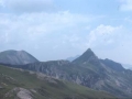 Erronkariar Pirinioetako gailurren ikuspegi panoramikoa
