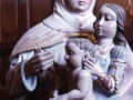 Santa Ana, Andre Maria eta Haurrarekin eskultura