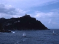 Monte Igeldo desde el Paseo Nuevo