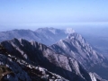 Durangaldeko gailurreriaren ikuspegi panoramikoa Anboto mendi gailurretik ikusita