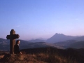 Vista del monte Udalatx desde la cruz de Andikoa