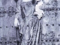 Guardiako Santa Maria de los Reyes elizako atarian dagoen Ama Birjinaren irudiaren erreprodukzioa