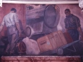 ´Escena del ferrocarril´, Madrilgo Bilbo Bankuan dagoen Aurelio Artetaren freskoa