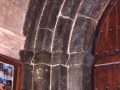 Detalle de la portada de la iglesia de San Miguel