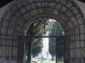 Pórtico románico de la capilla del cementerio de Azkoitia