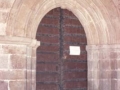 Uribarriko San Miguel elizako trantsizioko erromanikoa den portada