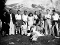 Juan San Martin mendizale eta lagun batzuekin mendian