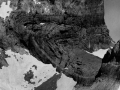 Cilindro de Marboré mendi gailurra, laku izoztutik ikusita, Ordesa eta Monte Perdido Parke Nazionalean