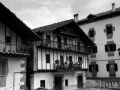 Euskal etxe tipiko baten fatxada