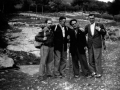 Juan San Martin, Carlos Linazasoro, Indalecio Ojanguren eta Andres Espinosa, Ojangurenen omenaldi egunean