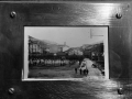 Erreprodukzioa. Untzaga plaza, Pabellon Alfonso XIII zine-aretotik ikusita