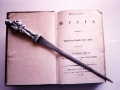 Johann Wolfgang von Goethe-ren ´Berte´ liburuaren gainean dagoen papera moztekoa