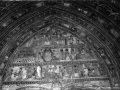 Deba. Ate gotikoaren detaileak. XIV. mendeko tinpanoa