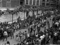 "Fiesta Vasca infantil. Cortejo con tocas corniformes"