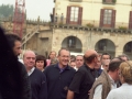 Diversas autoridades recorren las calles de la localidad, entre ellas, Imanol Murua, Jose Antonio Ardanza y Eli Galdos