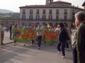 Korrika a su paso por la plaza de los Fueros