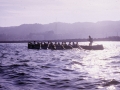 La trainera Ama Guadalupekoa en una regata de traineras