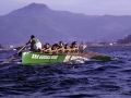 La trainera Ama Guadalupekoa en una regata de traineras