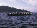 La trainera Ama Guadalupekoa en una regata de traineras