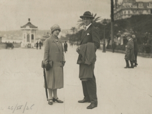 Julian Elosegi Irazusta eta Mañu Urkiola Nizan eztei-bidaian