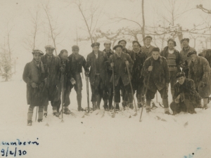 Eskiatzaile tolosarrak. Tartean, Joakin eta Jesus Elosegi