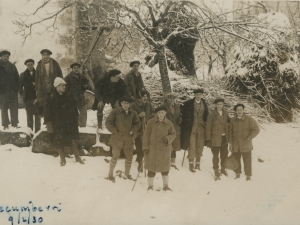 Eskiatzaile tolosarrak. Tartean, Joakin eta Jesus Elosegi