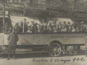 Tolosarren txangoa Berlinera. Tartean, Polikarpo Elosegi eta Maria Irazusta