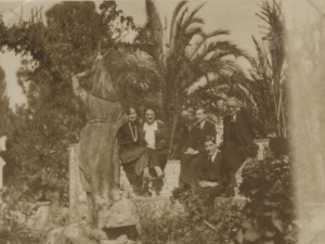 Polikarpo Elosegi eta Maria Irazusta Villa Doloreseko lorategian