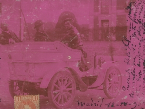 Ramon Irazusta automobil gainean