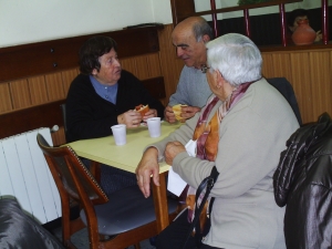 comiendo la chistorra