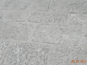 igartzako harria lurrean